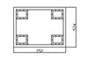 Event Lighting MCASE4W7 - Road Case for Moving Head M7W15RGBW