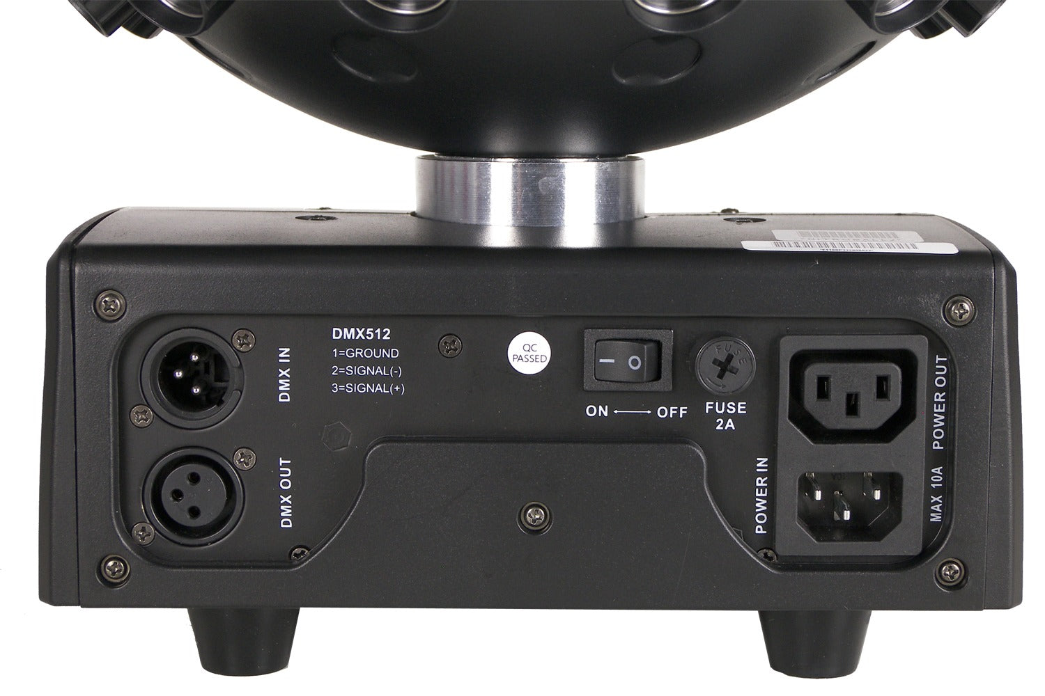 Event Lighting NITROBALL2 - Spherical rotating effect light, 5 x 15W RGBWAUV LED