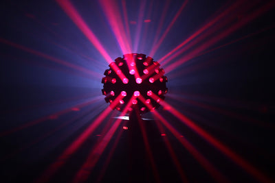 Event Lighting NITROBALL2 - Spherical rotating effect light, 5 x 15W RGBWAUV LED