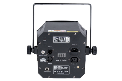 Event Lighting ORBIT2 - 3-in-1 LED Effect Light with Derby, Strobe and Laser