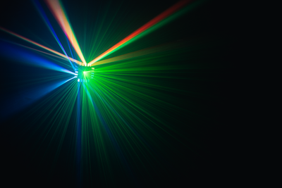 Event Lighting ORBIT2 - 3-in-1 LED Effect Light with Derby, Strobe and Laser