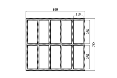 Event Lighting PAR12CASEWC - Road Case for Par 12