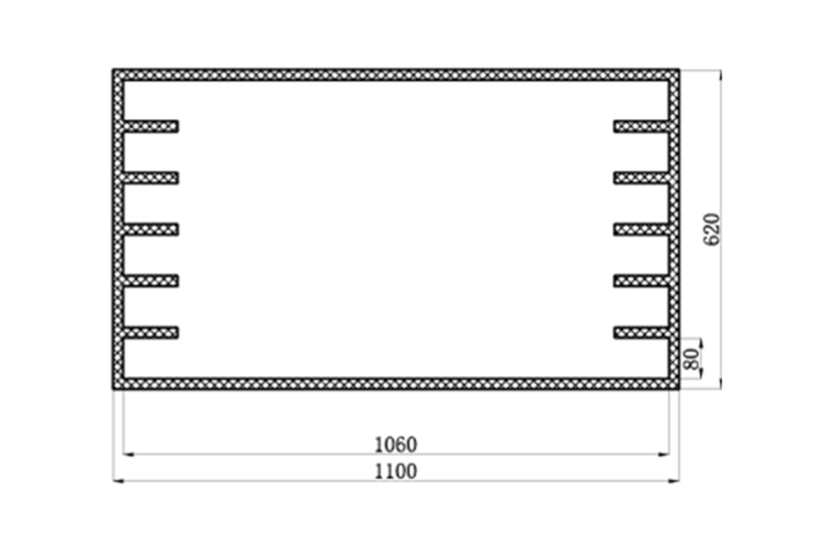 Event Lighting PIXBAR12CASE6WC - Road Case for Pixbar