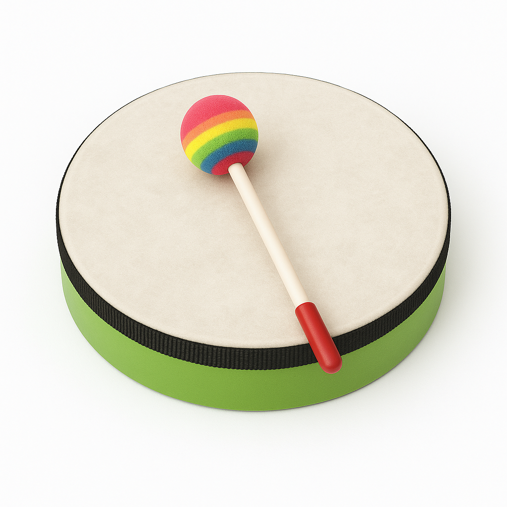 Hand Frame Drum 3 Sizes + lollipop Beater 10 inch 12 inch or 14 inch