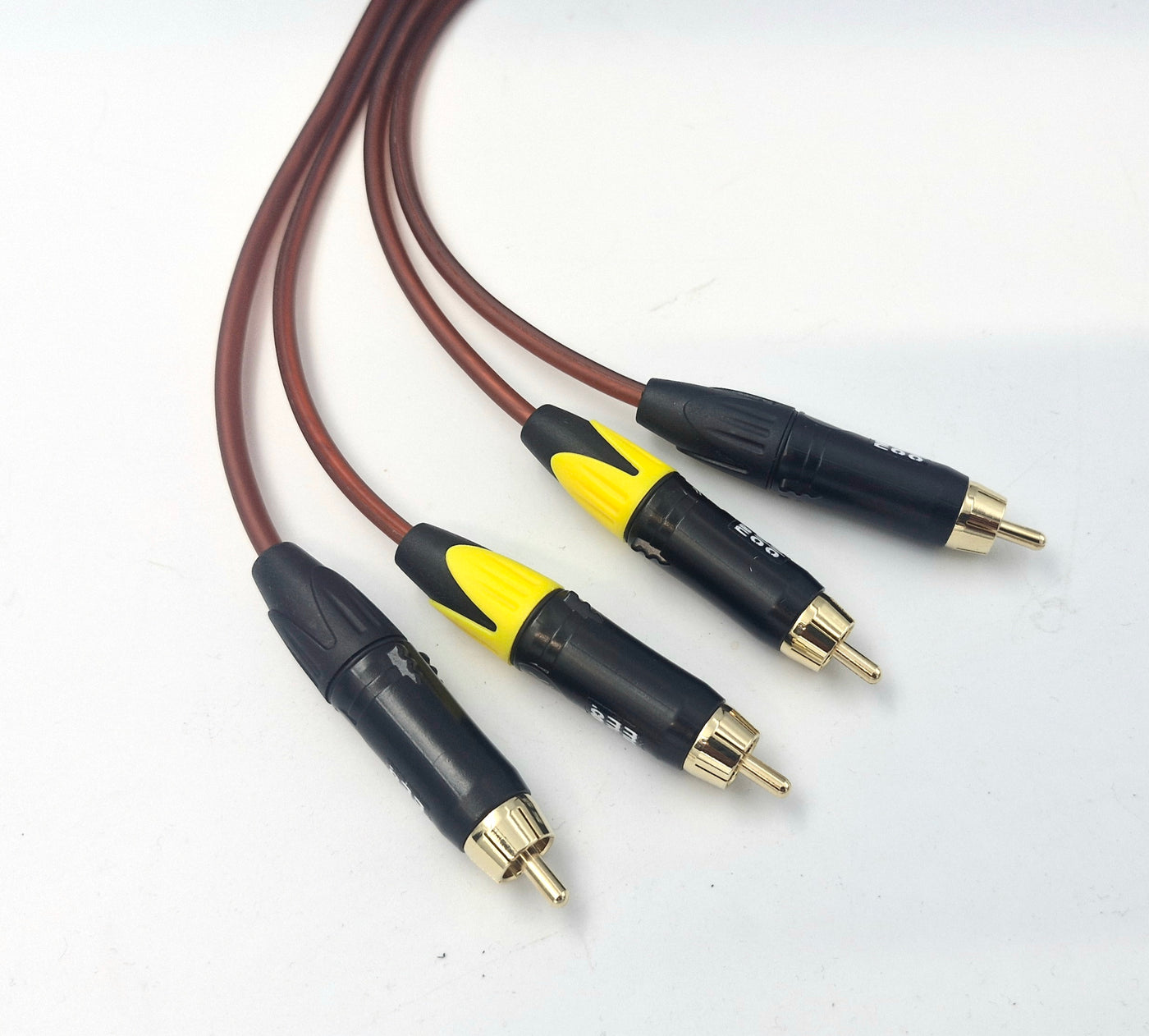 2 RCA To 2 RCA Male Jack Audio Cable Lead Cord Custom Australian Made