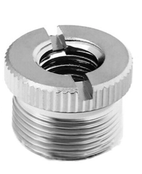 3/8" internal to 5/8" external metal mic stand adapter