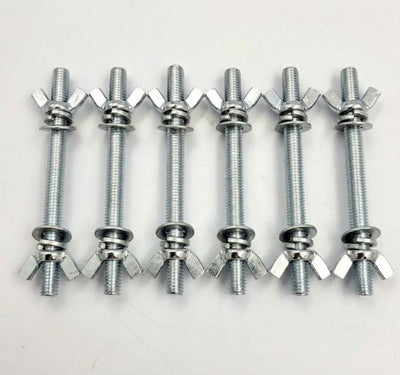 T-Bar Lighting Stand Winged Nut & Bolt Hardware Kit  (Pack of 6)
