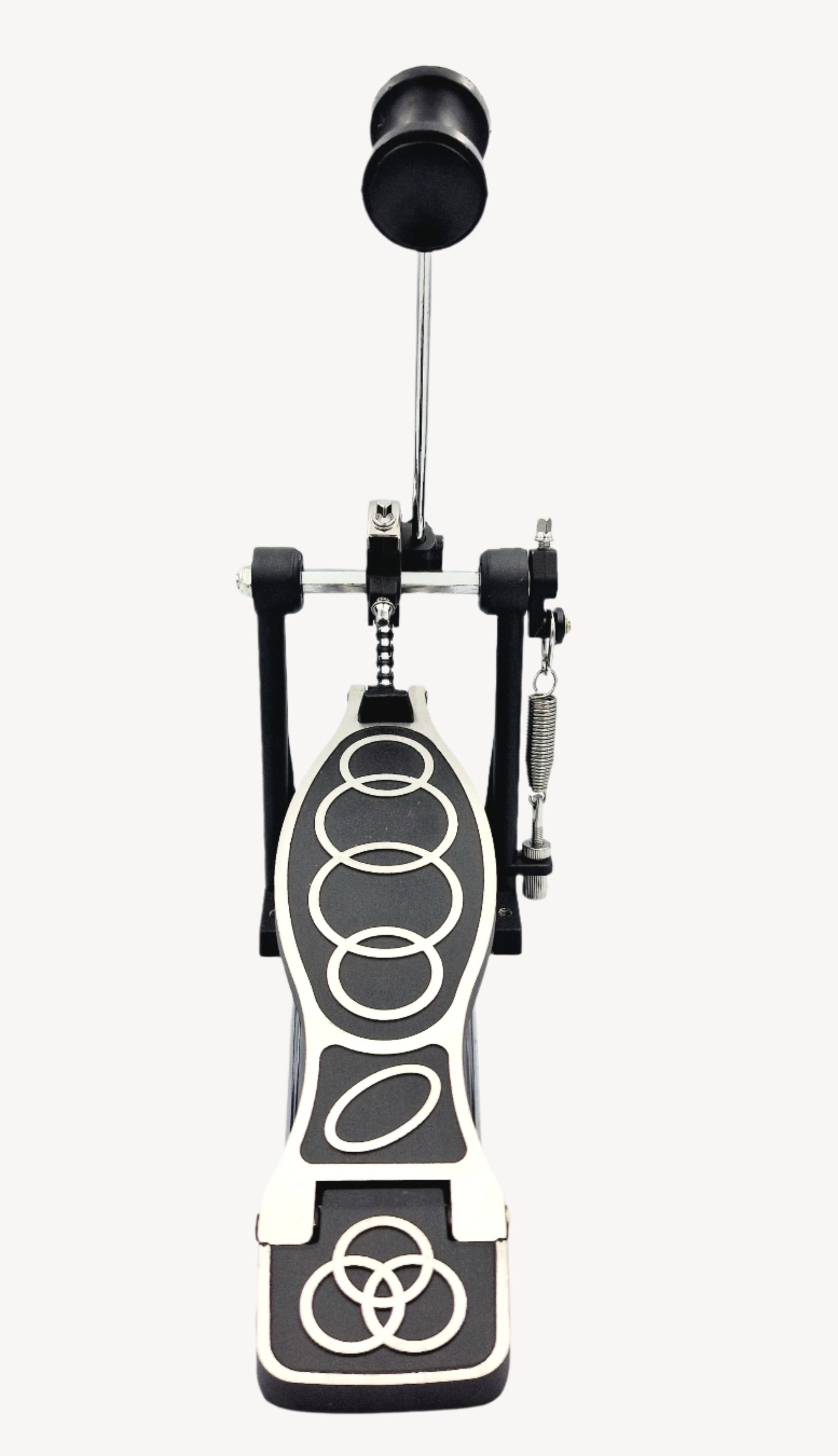 Single Bass Drum Kick Pedal  Chain Drive Dual Beater