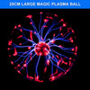 True Big 8 inch 20 cm Glass Gorgeous Nebula Plasma Ball Lamp Sound Sensitive the Best Science Toy Nightlight for Kids