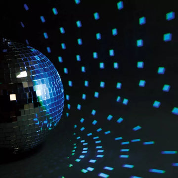 CR Lite 10 inch Mirror Ball with Rotating Motor RGBW Pinspot Set for Home Party