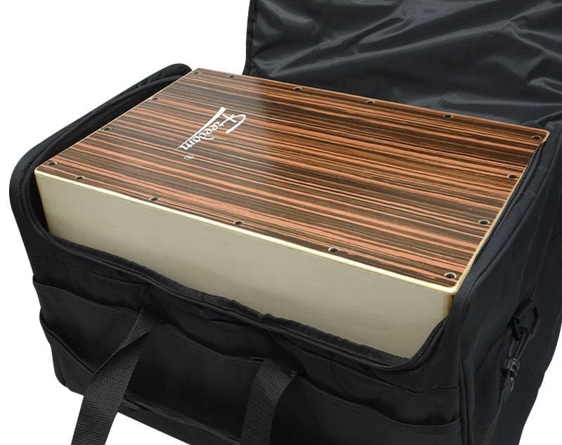 Large Percussion Cajon Box Drum with Carry Case Storage Bag