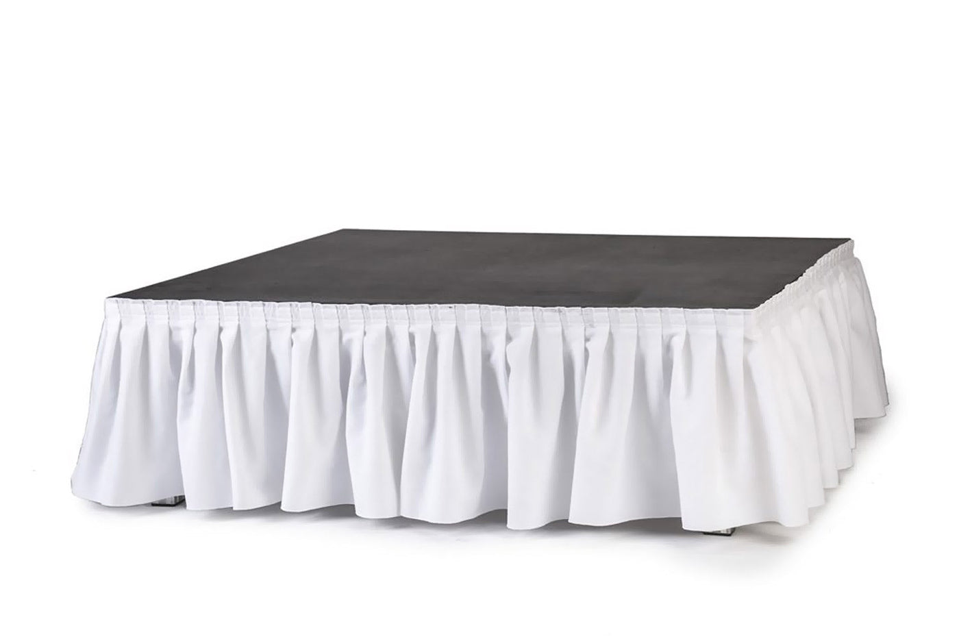 Event Lighting Stage Skirt White