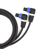 Speakon to Speakon Right Angle or 1/4" or  XLR Female Male Speaker Cable Lead Thick Australian Made 2.5mm 13AWG