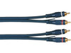 Event Lighting SRSRGL1 - 2 x RCA-M to 2 x RCA-M Signal Lead with Ground Wire (3m)