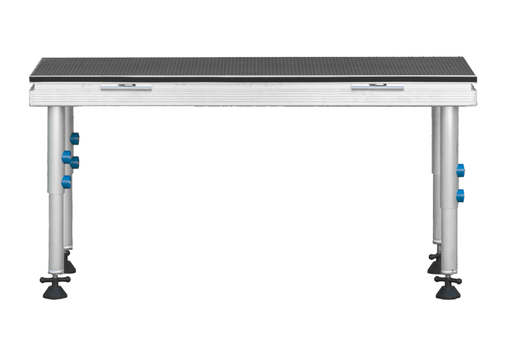 ST2010 - 2000mm x 1000mm Stage Top with rail lock system & recessed stage skirt velcro