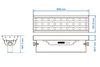 Event Lighting - DFXW2000 - 27 x 1.9W 365nm UV LED 25 deg spot