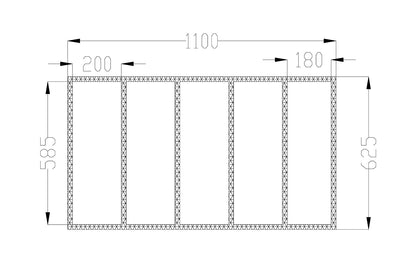 Event Lighting WCASE4 - Road Case for TSUNAMI-IP