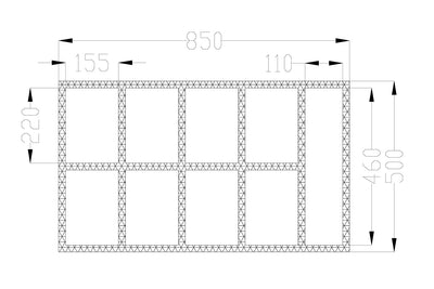 Event Lighting WCASE8 - Road Case for DELUGE27X15