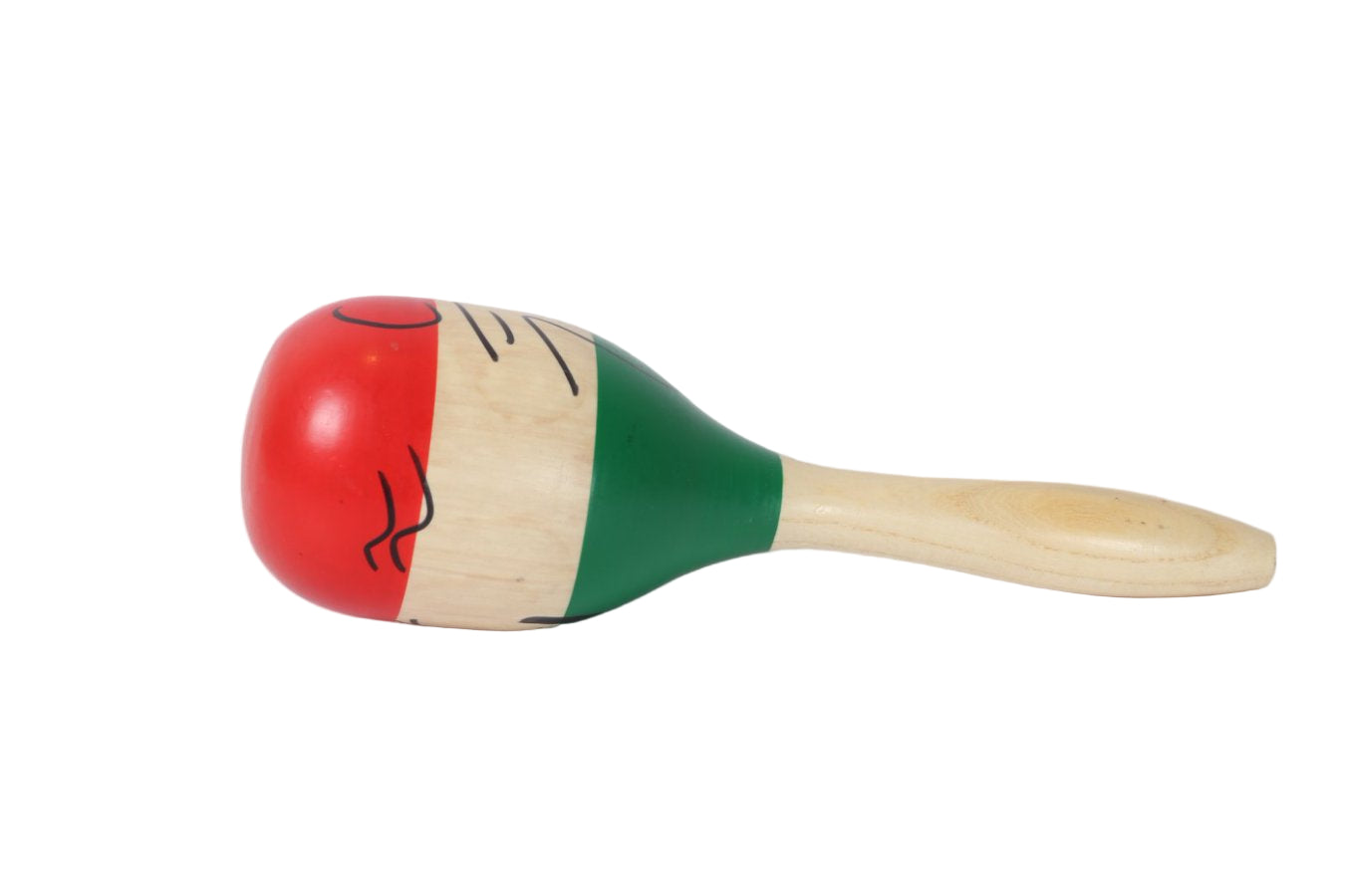 Premium Large Solid Wood Maracas Pair