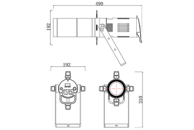 Event Lighting ZP200LE - 200W LED Fresnel / Profile Spot - Light Engine