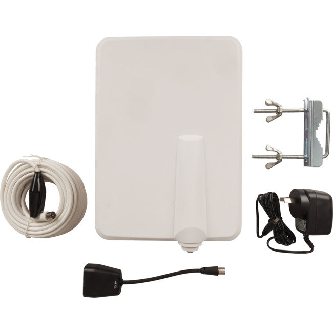 LT3166 SLIM INDOOR/OUTDOOR ANTENNA UHF VHF AMPLIFIED DIGITECH LT3166