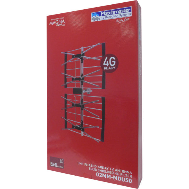 02MM-MDU50 UHF PHASED ARRAY ANTENNA WITH 50DB 4G/5G FILTER MATCHMASTER 02MM-MDU50