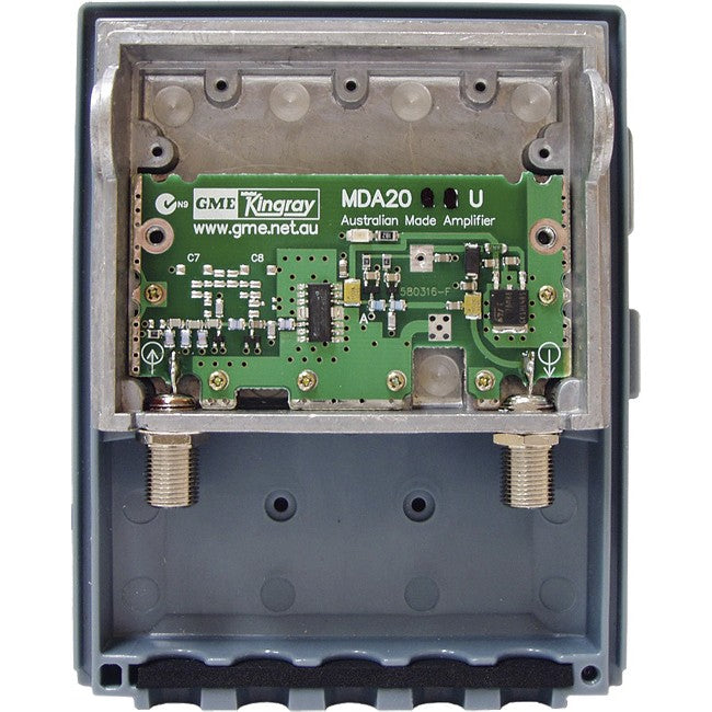 MDA20UT UHF ONLY SHIELDED MASTHEAD AMPLIFIER - TOP ONLY KINGRAY KINGRAY MDA20UT