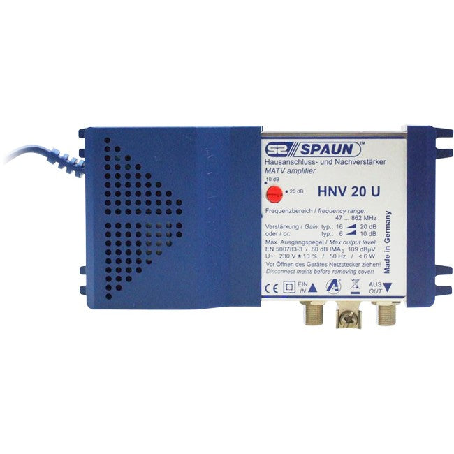 HNV20U RF AMPLIFIER SELECTABLE 10 OR 20 DB SPAUN SPAUN DS/HNV20U