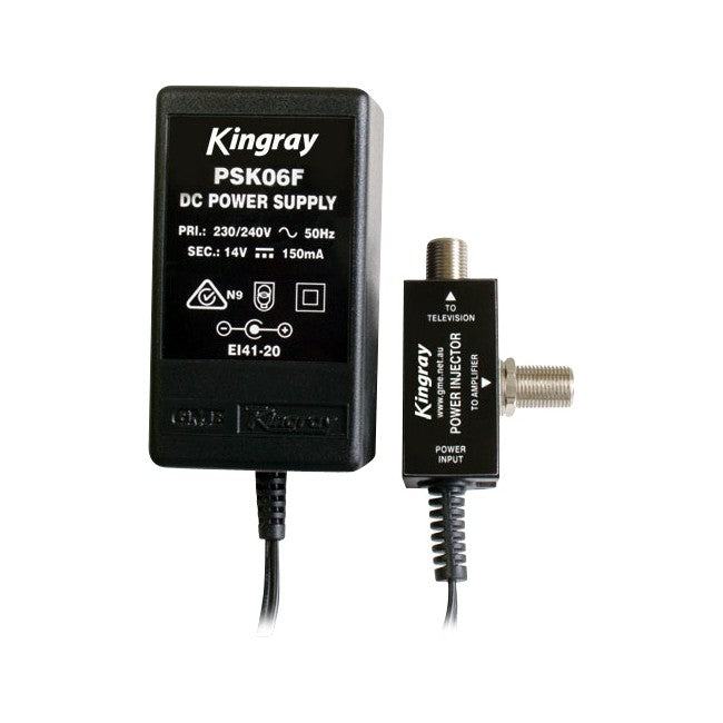PSK06F 14V DC 150MA POWER SUPPLY 'F' TYPE KINGRAY KINGRAY PSK06F