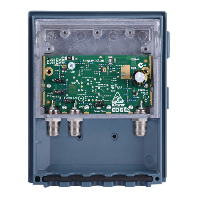 MHU25FS 25DB UHF MASTHEAD AMPLIFIER WITH LTE/4G FILTERING KINGRAY KINGRAY MHU25FS