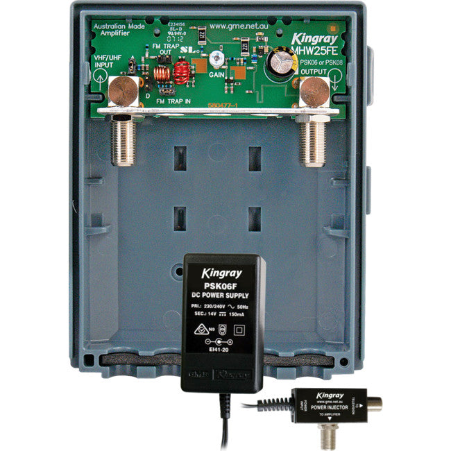 MHW25FEP - MHW25FE AND PSK06 KIT - AMP WITH LTE/4G FILTERING - KINGRAY