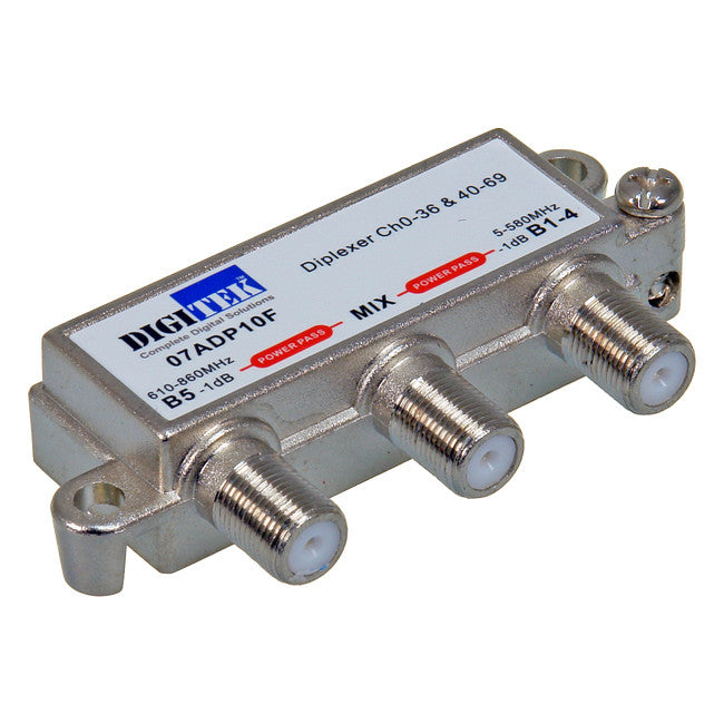07ADP10F FTA DIPLEXER CH 0-36 & 40-69 DIGITEK 07ADP10F