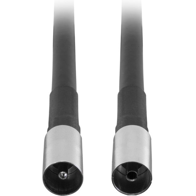 EL59Q-0.3PP 0.3M RG59QUAD EXTENSION LEAD PAL PLUG TO PAL SOCKET - BLACK PRO2