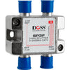 SP3F 3 WAY 'F' SPLITTER OR COMBINER DC PASS THROUGH 2.4GHZ DOSS DOSS CS203B