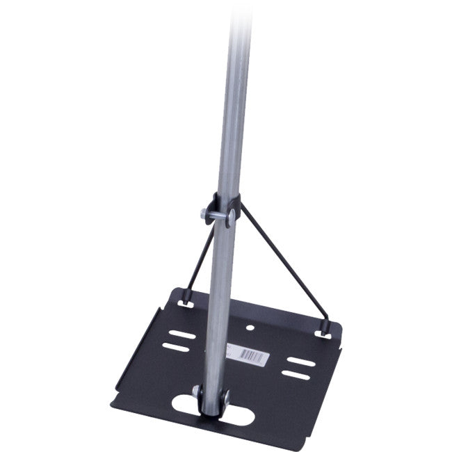 TRMIRON IRON / TIN ROOF TRIPOD MOUNT BLACK BASE WITH 1.2M GAL MAST OGG LABS TRMIRON