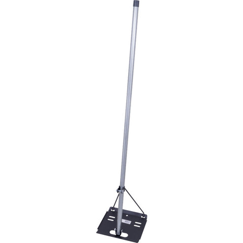 TRMIRON IRON / TIN ROOF TRIPOD MOUNT BLACK BASE WITH 1.2M GAL MAST OGG LABS TRMIRON