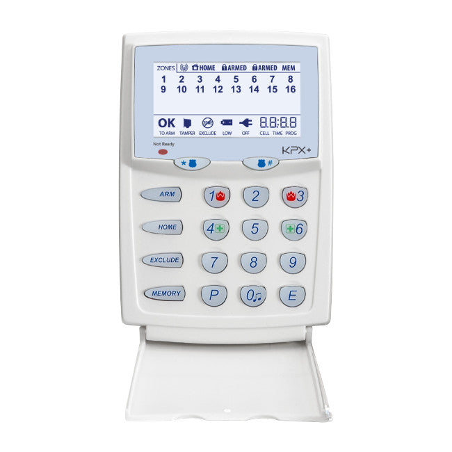 106-310 KPX PLUS LCD KEYPAD WHITE WITH CELL SIGNAL STATUS ICON NESS 106-310