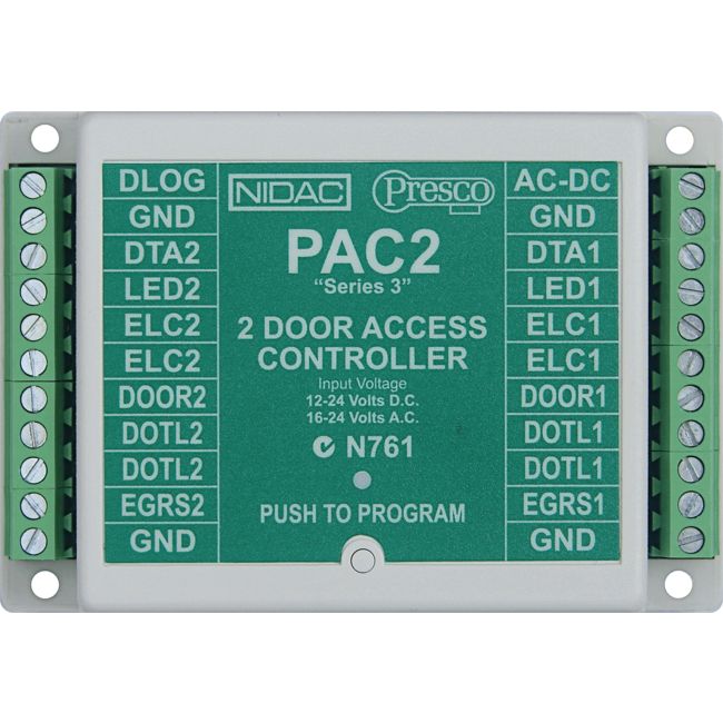 PAC2 TWO DOOR ACCESS CONTROLLER PRESCO PRESCO NPO-PAC2