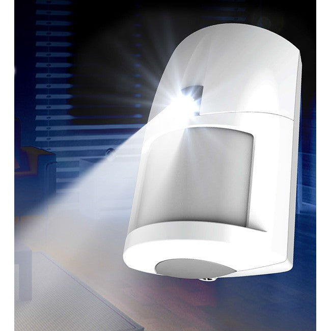 106-168 - LUX RADIO PIR WITH WHITE LED - 15MT DETECTION RANGE MAX - NESS