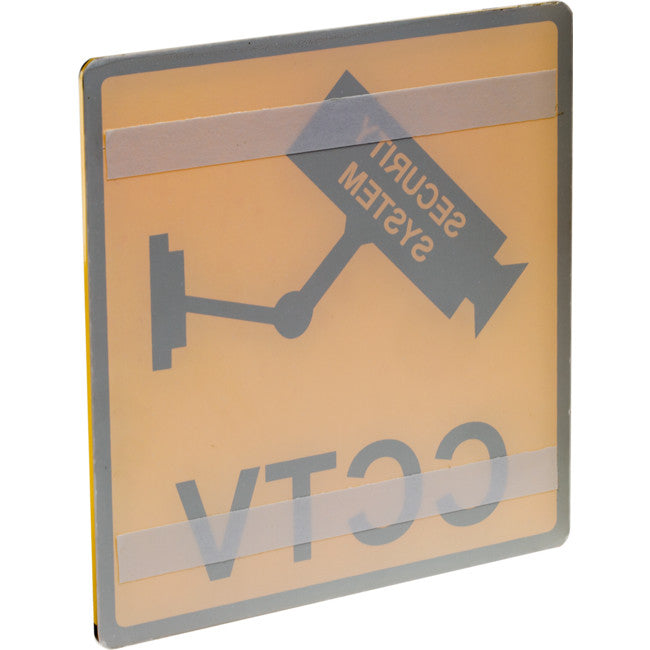 SN120 CCTV SECURITY SIGN 120 x 120MM ACRYLIC DOSS SN-120ACL