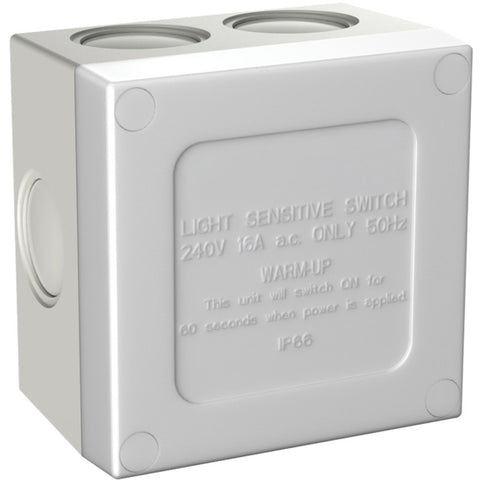 HSC110SS WEATHERPROOF SUNSET SWITCH LIGHT SENSOR / TIMER / ECO CABAC HSC110SS