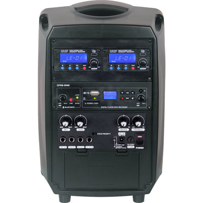 CHFOPROH-5A FOCUS PRO 70W 6.5" PORTABLE PA 1X HANDHELD MIC- BLUETOOTH-USB CHIAYO 01450150