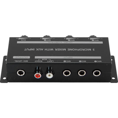 PRO1348 3CH MICROPHONE MIXER WITH AUX INPUT PRO2 A-1348