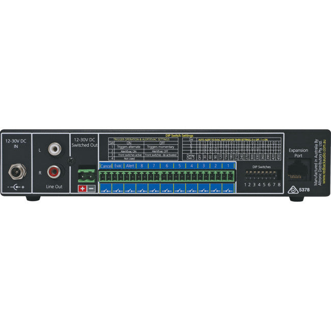 A1741C 8-WAY MESSAGE PLAYER WITH ALERT / EVAC REDBACK 01456009