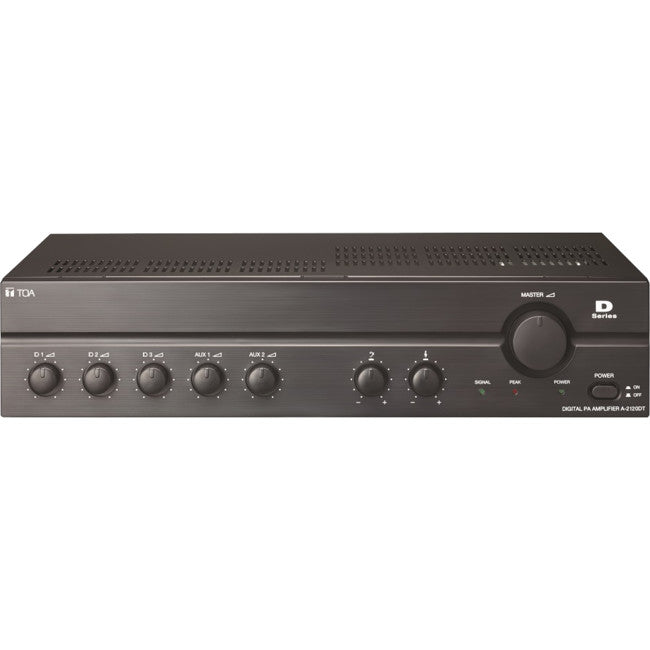 A2120DT TOA 120W 100V LINE ONLY PA AMP VOX MUTING AND TONES TOA 487597