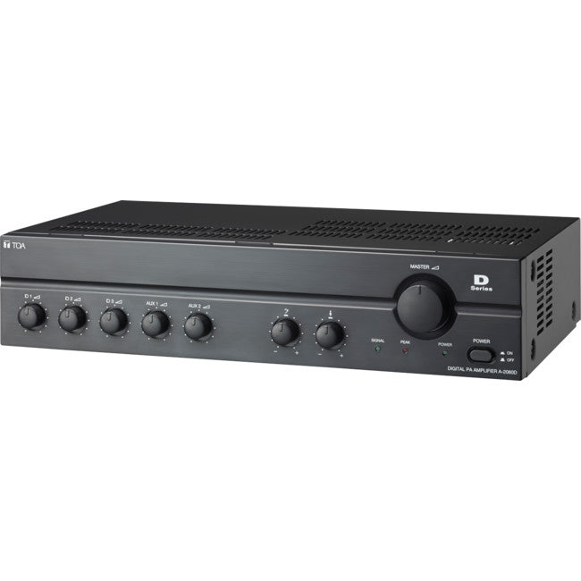 A2060D TOA 60W - 100V ONLY PA AMP 3X MIC, 2X AUX IP - VOX MUTING TOA 487609