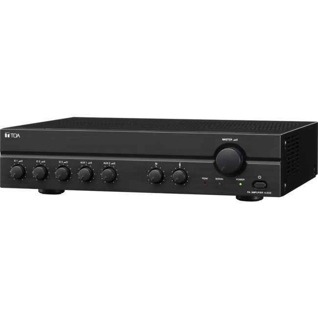A2030D TOA 30W- 100V ONLY PA AMP 3X MIC, 2X AUX IP - VOX MUTING TOA 487608