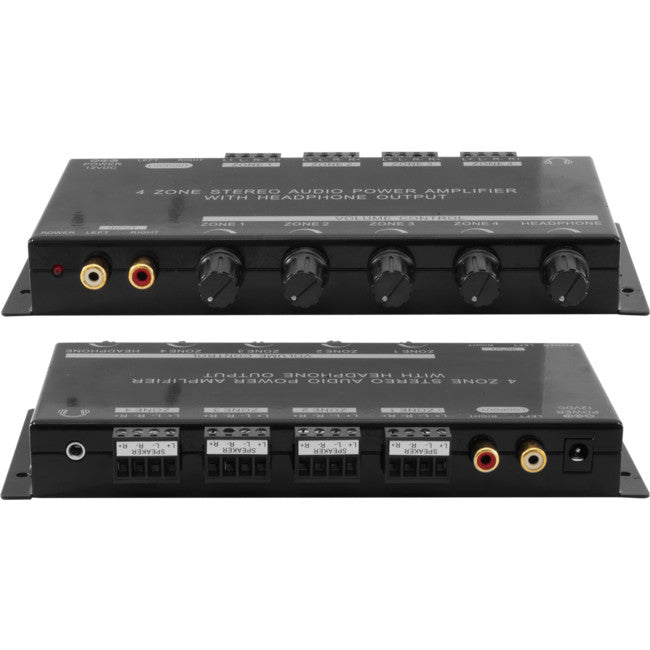 PRO1300 4 ZONE STEREO POWER AMPLIFIER AUDIO WITH HEADPHONE OUT PRO2 A-1300