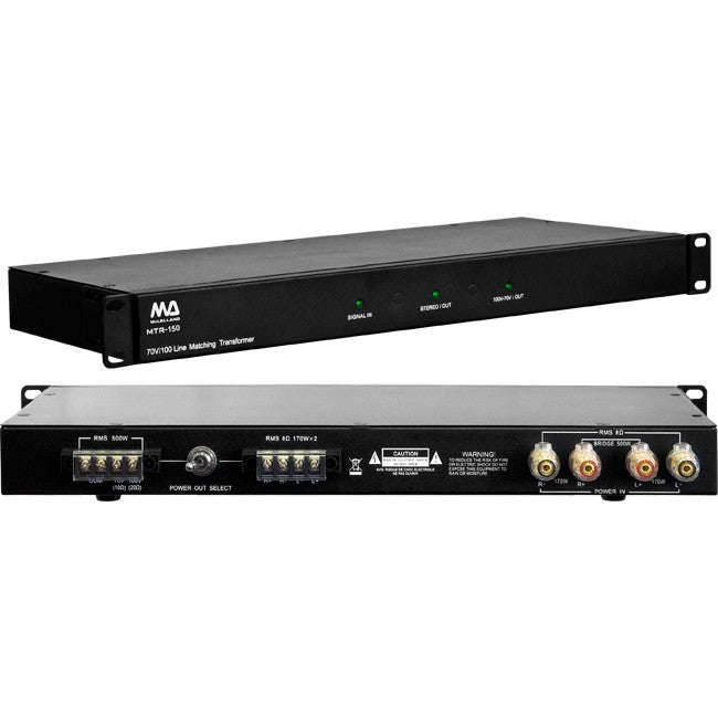 MTR150 70V/100V LINE CONVERTER TRANSFORMER COMBINER MATCHING MCLELLAND