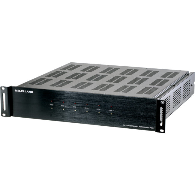 CA1250 6 ZONE 12CH POWER AMPLIFIER 50W OUTPUT POWER PER CHANNEL MCLELLAND CA-1250